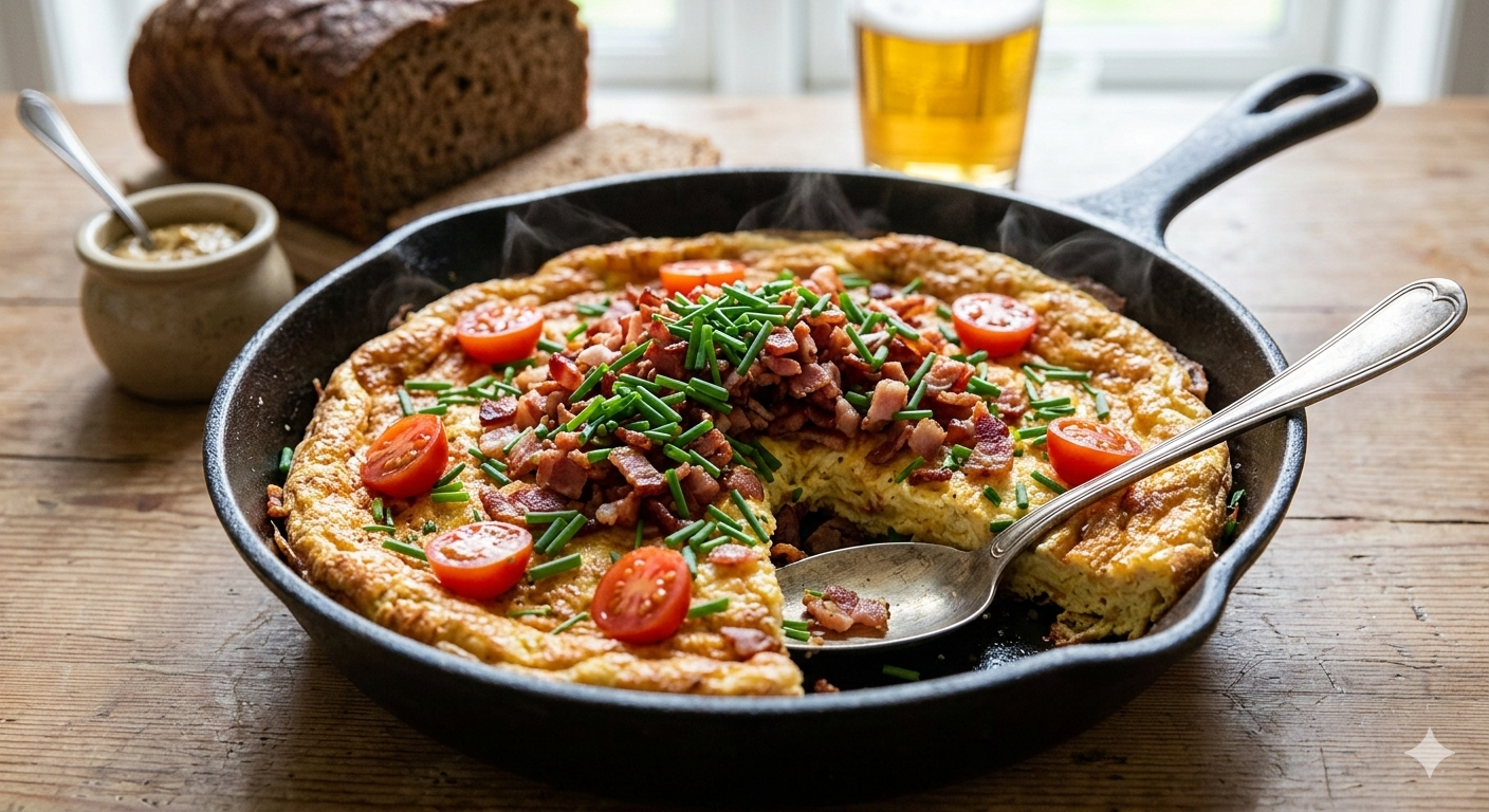 Mormors luftige æggekage