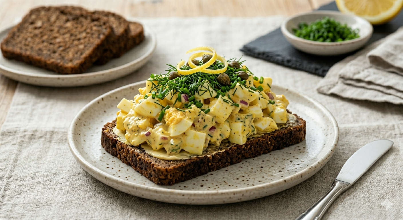 Æggesalat med karry